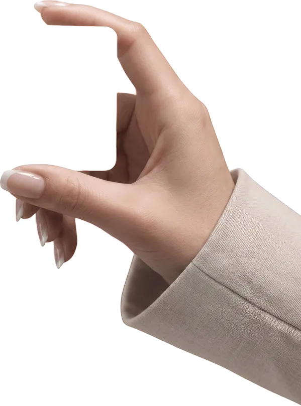 Mano interactuando sobre pantalla digital